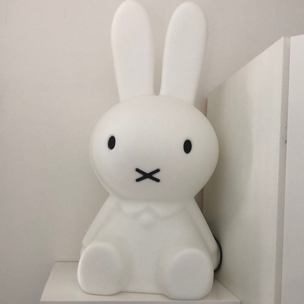 Miffy Light, designer lamp, from the iconic Dutch storybooks character. 20”tall.